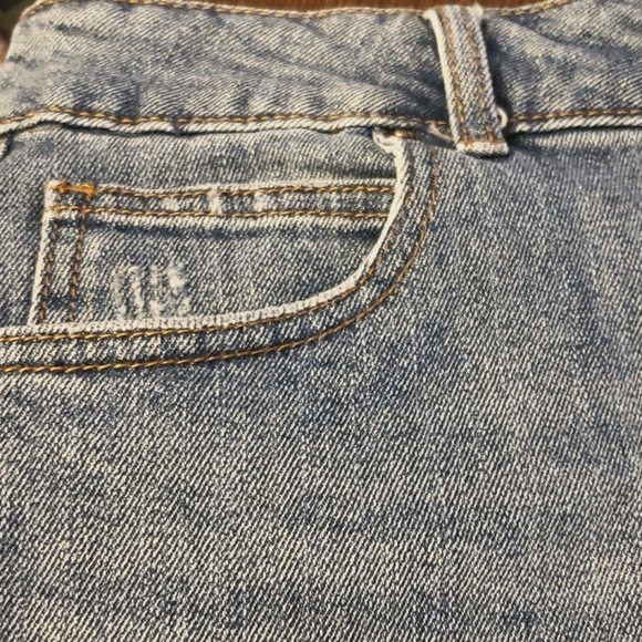 Wild Fable Denim Distressed Raw Edge Mini Size 14 NWOT - Picture 6 of 10